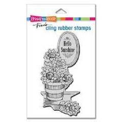 Stampendous Fran’s Rubber Stamps MINI SUNSHINE FLOWERS