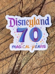 Sticker Pack | Disneyland | 70th Anniversary | Clear