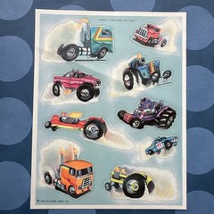 vintage 80s 90s + scratch & sniff Stickers Hallmark Trend Gordy Lot