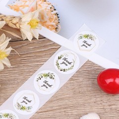 500pcs/roll Thank You Stickers for seal label Sealing decoration Sticke..X