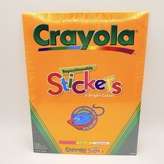 Crayola VTG Repositionable Stickers 3 Bright Colors New Sealed 45 Count. 85098