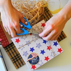 Patriotic 500 PCS 1.5-Inch Stickers for 250th Anniversary Celebrations & Events