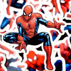 Stickers Spiderman Superhero Skateboard Vinyl Laptop Luggage Decal Flask 32 pcs