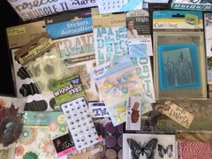 HUGE SCRAPBOOK LOT~Mixed Themes~Paper-Folder-Stamps-Sticker-Bling & More~NEW