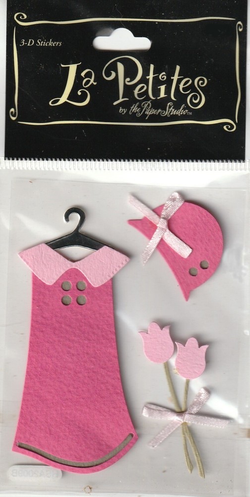 Vintage LaPetites PINK EASTER OUTFIT w Tulips Very NICE! 00000jb Fast FREE Ship!