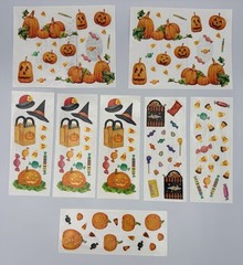 Vintage 1990s Creative Memories Stickers – 19 Sheets – Fall Halloween Autumn