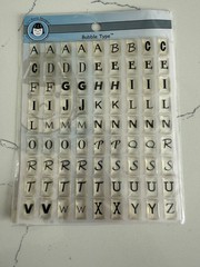 Li’l Davis Designers Accent/Embellishment Uppercase Complete Bubble Type Letters