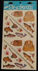 NEW – Frances Meyer 26 Stickers Fishing Fun Lignin and Acid Free Made in U.S.A.
