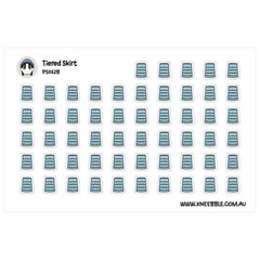 Tiered Skirt Stickers – Cute Planner Stickers & Stylish Fashion Decals