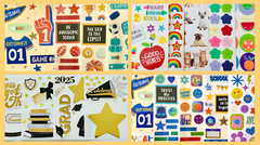 School Stickers Graduation boy girl sports yearbook classroom field day rewards