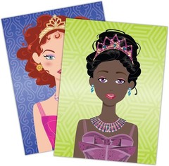 Endless Fun with Princess Create-A-Face Sticker Pad – 32 Blank Pages & 6 Sheets
