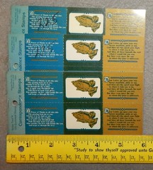 3 Packs Vintage Gummed Praying Hands and Messages Stickers (1 1/4″ x 1 5/8″)