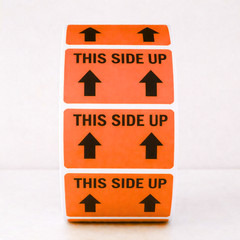 50 This Side Up Stickers Shipping Labels Fragile Handle With Care Warning