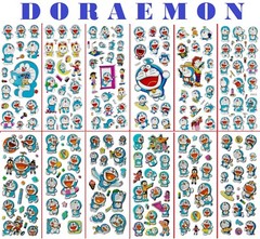 DORAEMON Manga 3D puffy Stickers