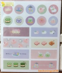 LOUJENE Tokyo Japanese Sweets Film Sticker 36 Sakura Red Bean Candy Spring JAPAN