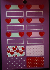 RECOLLECTIONS VALENTINE’S DAY STICKER BOOK 295 PC STICKERS 12 SHEETS ROMANCE