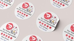 Personalized custom Doordash stickers delivery driver bag sticker for food shop