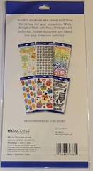 Sticko Glitter Multicolor Butterflies Stickers 48 Pieces Scrapbooking 52-38215