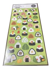 Japanese Food Sticker Set 5 Sheets Washi & Glossy Paper Kawaii Made in Japan
