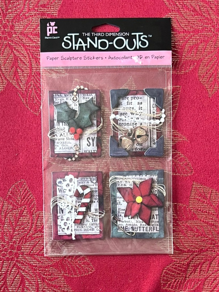 YOU CHOOSE- CHRISTMAS 3d stickers – RECOLLECTIONS PAPER BLISS K & COMPANY & MORE