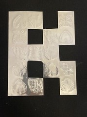 Vintage Foiled Stickers 1979 Hallmark Silver Sticker
