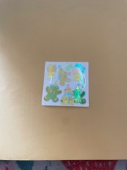 Vintage 1980s Sandylion Pearly Party Bear Stickers