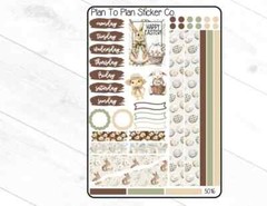 5016~~Countryside Easter Journaling Kit Planner Stickers.