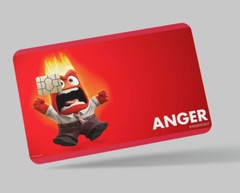 INSIDE OUT , 2 pc credit card skin & DEBIT CARD,TROLLEY & GYM