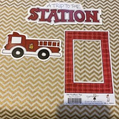 My Minds Eye Fire Station Scrapbook Set