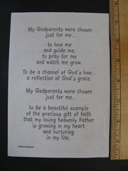 It Takes Two GODPARENTS Phrase Sticker Sentiment Poetry K Rinehart 1 Piece NOS