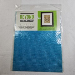 Laminated Burlap Craft Sheets Package Of 3 Beyond Measure Blue Scrapbooking