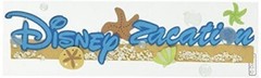 Sticko Disney Title Dimensional Stickers, Disney Vacation