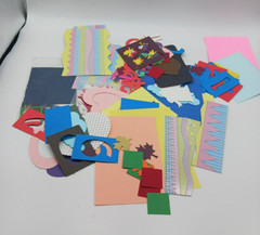 Lot of Misc Die Cuts Paper Crafting Embellishments Scrapbooking Supplies