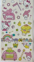 My Melody Pink White Bunny Sanrio Sticker Lot 100+ Stickers Hello Kitty Bakery