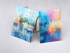 Rain drops PET Stickers Pack ｜glass rain drops themed PET Stickers TZB-M