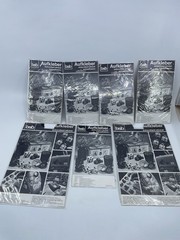Vintage bsb Aufkleber Stickers Lot Of 7 Sealed Mushrooms Fish