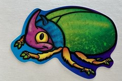 Multicolored Stickers Bugs In Color