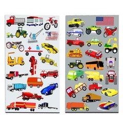 Cars and Trucks Stickers Party Supplies Pack Toddler – Over 160 Stickers for …