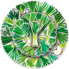 Matcha Vanilla Cake Stickers Pack, 50Pcs Vinyl Waterproof Decals