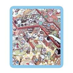 Two Extra Large (3D) 11.4 x 8.3 Isometric Scene Rooms. Ice Festival and Garden.