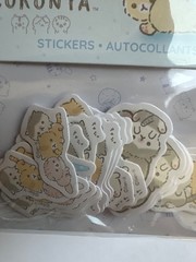 Coronya 2023 die cut stickers flakes kittens A GS2549 San -X Corocorocoronya