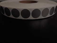 Scratch off Sticker 1-inch round Silver 10,000 PCS /Roll Scratch off Label