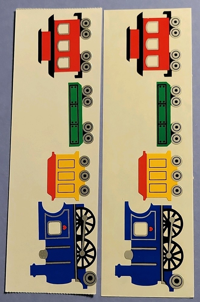 Mrs. Grossman’s Transportation Train Multicolor Stickers 2 Strips Scrapbooking