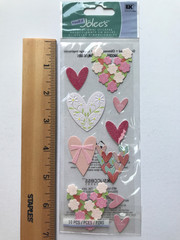 Jolee’s France Scrapbook Stickers Lot Europe Cafe Paris Hearts Travel Wedding