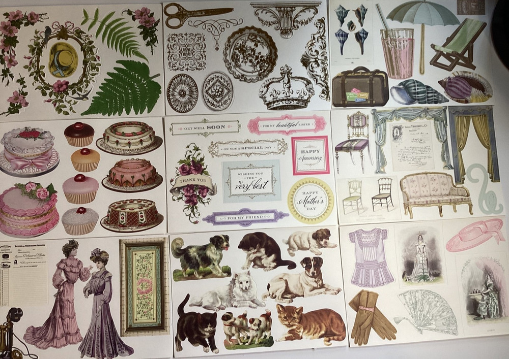 Anna Griffin All About Her Die Cuts 9 Sheets