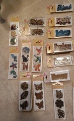 Chipboard Shapes &Words 193 Pkgs! Journals, Scrapbooking, Card Making. Mixed Lot