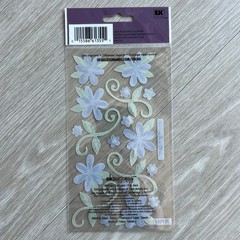 Mini Romantic Flowers Sticker Sheet Sticko Scrapbooking Journaling