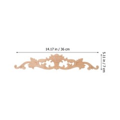 Furniture Appliques and Onlays Wood Decorative Corner Embellishments