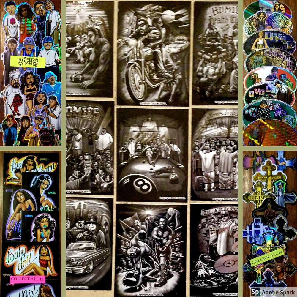Homies Sticker David Gonzales Graphics Sticker / Decal Vending Machine Vintage