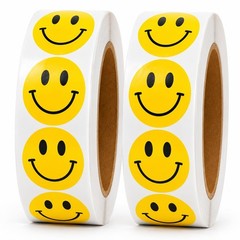 1000PCS Yellow Smiley Face Stickers 1 Inch â€“ Bulk Happy Face Stickers for Cla